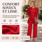 🌸 OFFRE LIMITÉE –50% ! ✨ Ensemble 3 pièces imprimé élégant pour femme
