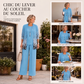 🌸 OFFRE LIMITÉE –50% ! ✨ Ensemble 3 pièces imprimé élégant pour femme