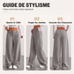 ✨ CONFORT & STYLE AU QUOTIDIEN | Pantalon Fluide à Jambes Larges -50%