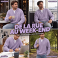 ✨ OFFRE PRIVILÈGE · -50 % | Haut Homme Gaufré Effet 2-en-1