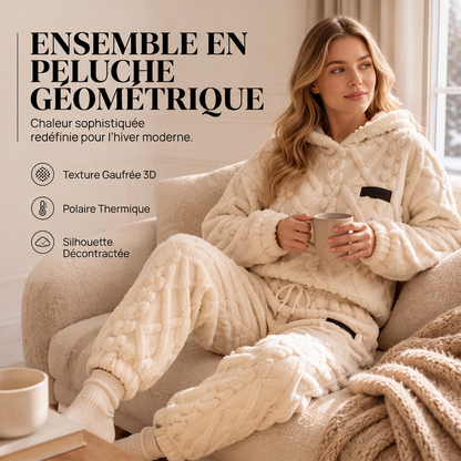 ❄️ DOUCEUR & CHALEUR | Ensemble Cocooning 2 Pièces Texturé -50%