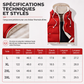 ❄️ CHALEUR SANS LOURDEUR | Doudoune Sans Manches à Capuche -50 %