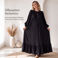 🍂 CHARME RÉTRO SANS EFFORT | Robe Longue Femme à Volants -50 %