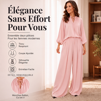 Ensemble décontracté pour femme : haut ample et pantalon