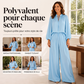 Ensemble décontracté pour femme : haut ample et pantalon