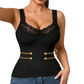 ⏰ Offre Limitée -50% | Débardeur Femme Ajusté à Col V avec Dentelle