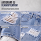 ⏰ Offre Limitée -50% | Jean Large Déchiré Femme Taille Haute