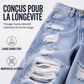 ⏰ Offre Limitée -50% | Jean Large Déchiré Femme Taille Haute