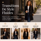 🍂 OFFRE DE SAISON · -50 % | Manteau Croisé Femme Élégant