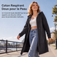 🍂 OFFRE DE SAISON · -50 % | Cardigan Long Femme à Capuche & Zip