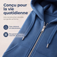 🍂 OFFRE DE SAISON · -50 % | Cardigan Long Femme à Capuche & Zip