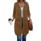 🍂 OFFRE DE SAISON · -50 % | Cardigan Long Femme à Capuche & Zip