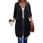 🍂 OFFRE DE SAISON · -50 % | Cardigan Long Femme à Capuche & Zip
