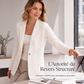 🧥 CHIC SANS ÊTRE TROP FORMEL | Cardigan Femme à Col Tailleur -50 %