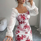 🌸 OFFRE PRIVILÈGE · -41 % | Robe Fleurie Femme à Ourlet Évasé