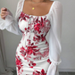 🌸 OFFRE PRIVILÈGE · -41 % | Robe Fleurie Femme à Ourlet Évasé