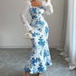 🌸 OFFRE PRIVILÈGE · -41 % | Robe Fleurie Femme à Ourlet Évasé