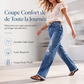 👖 LE DENIM VINTAGE AU QUOTIDIEN | Jean Droit Taille Haute Délavé -50 %