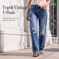 👖 LE DENIM VINTAGE AU QUOTIDIEN | Jean Droit Taille Haute Délavé -50 %