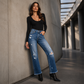 👖 LE DENIM VINTAGE AU QUOTIDIEN | Jean Droit Taille Haute Délavé -50 %
