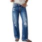 👖 LE DENIM VINTAGE AU QUOTIDIEN | Jean Droit Taille Haute Délavé -50 %