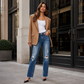 👖 LE DENIM VINTAGE AU QUOTIDIEN | Jean Droit Taille Haute Délavé -50 %