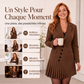 ✨ OFFRE PRIVILÈGE · -50 % | Robe Blazer Femme Élégante