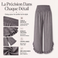 ✨ Confort au Quotidien | Pantalon Femme Taille Haute en Coton & Lin