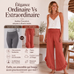 ✨ Confort au Quotidien | Pantalon Femme Taille Haute en Coton & Lin
