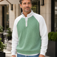 👕 LE CASUAL AVEC PLUS DE STYLE | T-Shirt Homme Texturé à Col Zippé -50 %