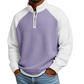👕 LE CASUAL AVEC PLUS DE STYLE | T-Shirt Homme Texturé à Col Zippé -50 %