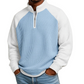 👕 LE CASUAL AVEC PLUS DE STYLE | T-Shirt Homme Texturé à Col Zippé -50 %