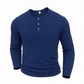 👕 LE CASUAL INTEMPOREL | Haut Homme à Col Henley & Manches Longues -50 %