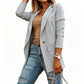 🧥 LE CHIC SANS EFFORT | Blazer Femme Décontracté à Col Revers -50 %