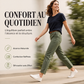 👖 CONFORT & STYLE AU QUOTIDIEN | Pantalon Cargo Droit Femme -50 %