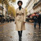 🧥 L'ÉLÉGANCE INTEMPORELLE | Trench Femme Croisé avec Ceinture -50 %
