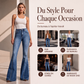 ✨ LE FLARE QUI FAIT LA DIFFÉRENCE | Jean Taille Haute à Rivets -50 %