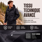 Veste à capuche camouflage coupe-vent pour homme