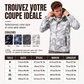 Veste à capuche camouflage coupe-vent pour homme