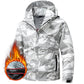 Veste à capuche camouflage coupe-vent pour homme