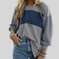 🌈 LE CASUAL PREND DES COULEURS | Haut Femme Rayé Color Block à Manches Longues -50 %