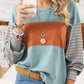 🌈 LE CASUAL PREND DES COULEURS | Haut Femme Rayé Color Block à Manches Longues -50 %