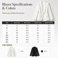 ✨ OFFRE PRIVILÈGE · -50 % | Blazer Femme Cintré à Devant Ouvert