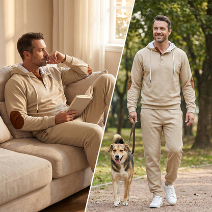🧥 LE CASUAL AVEC DU CARACTÈRE | Ensemble Homme à Capuche 2 Pièces -50 %