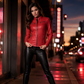 🖤 L'ESPRIT BIKER AU FÉMININ | Veste Femme Ajustée Effet Cuir -50 %