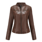 🖤 L'ESPRIT BIKER AU FÉMININ | Veste Femme Ajustée Effet Cuir -50 %