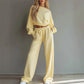 ☁️ LE CONFORT AU QUOTIDIEN | Ensemble Femme Sweat & Pantalon 2 Pièces -50 %
