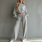 ☁️ LE CONFORT AU QUOTIDIEN | Ensemble Femme Sweat & Pantalon 2 Pièces -50 %