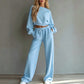 ☁️ LE CONFORT AU QUOTIDIEN | Ensemble Femme Sweat & Pantalon 2 Pièces -50 %