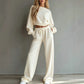 ☁️ LE CONFORT AU QUOTIDIEN | Ensemble Femme Sweat & Pantalon 2 Pièces -50 %